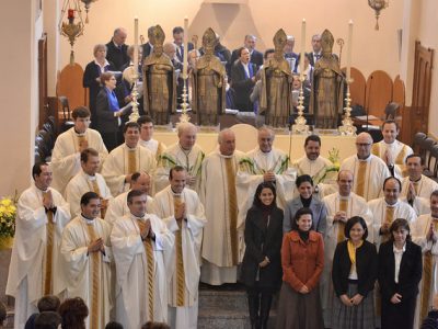 P. Alberto Avi, LC párroco de la iglesia de los Santos Mártires Nazaro y Celso.